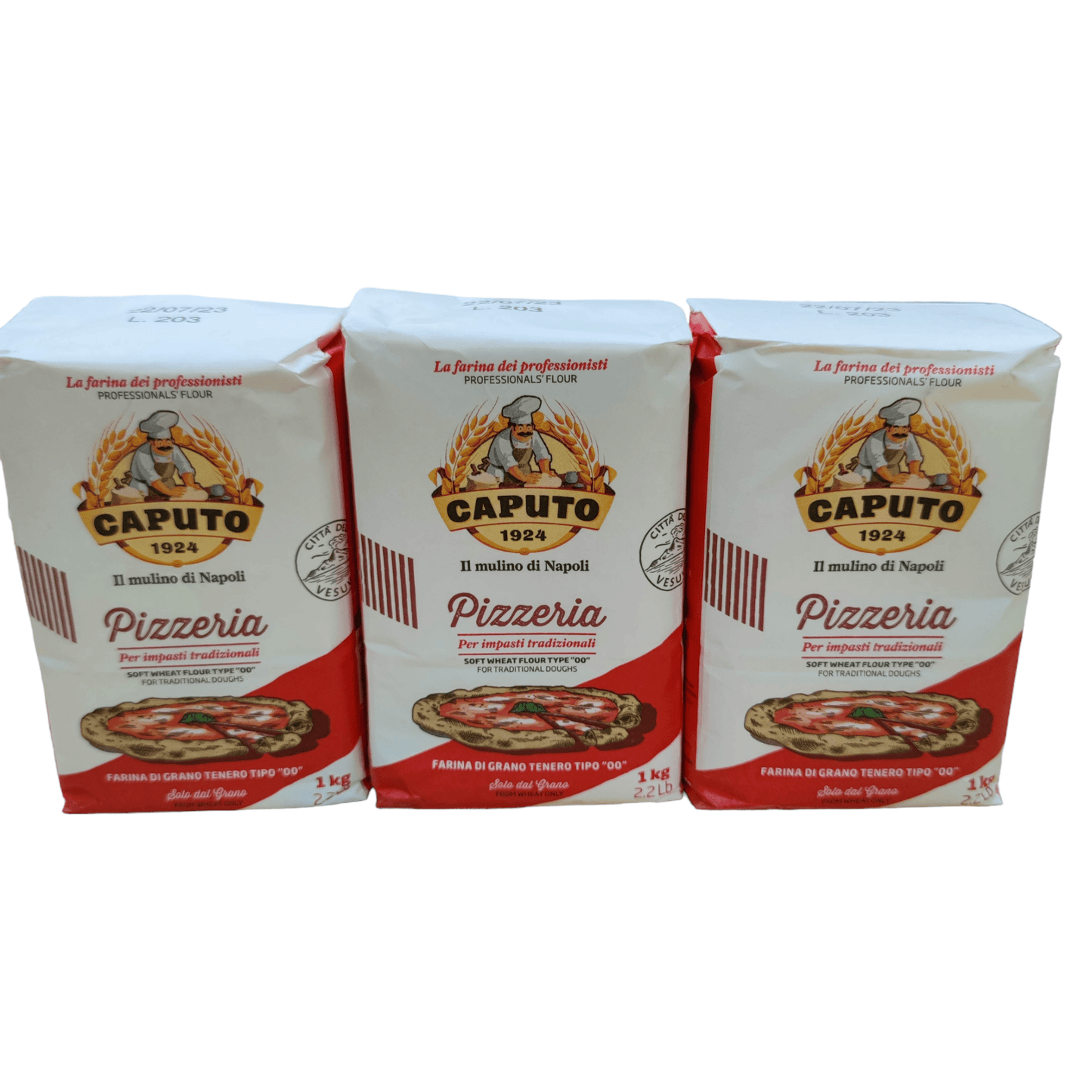 1kg Caputo Pizzeria Pizzamehl Mehl Luigi's Pizza & BBQ School 3 