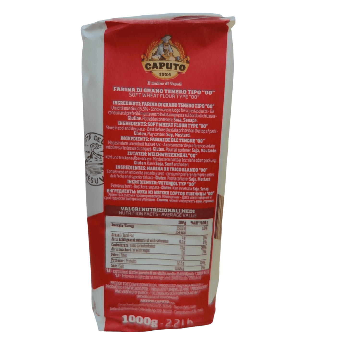 1kg Caputo Pizzeria Pizzamehl Mehl Luigi's Pizza & BBQ School 