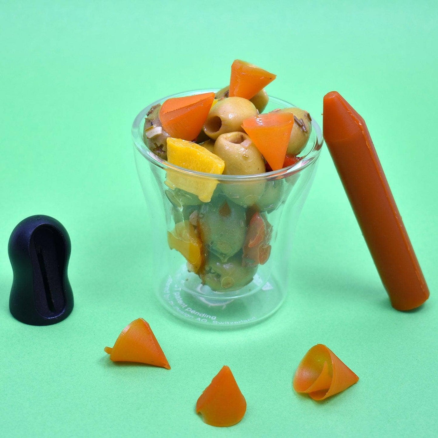 Gewürz Buntstift Piment d'Espelette und Anspitzer