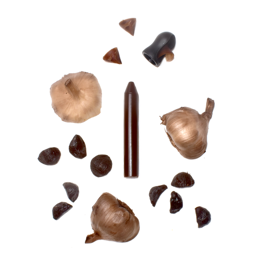 Gewürz Buntstift Schwarzer Knoblauch - mit Anspitzer