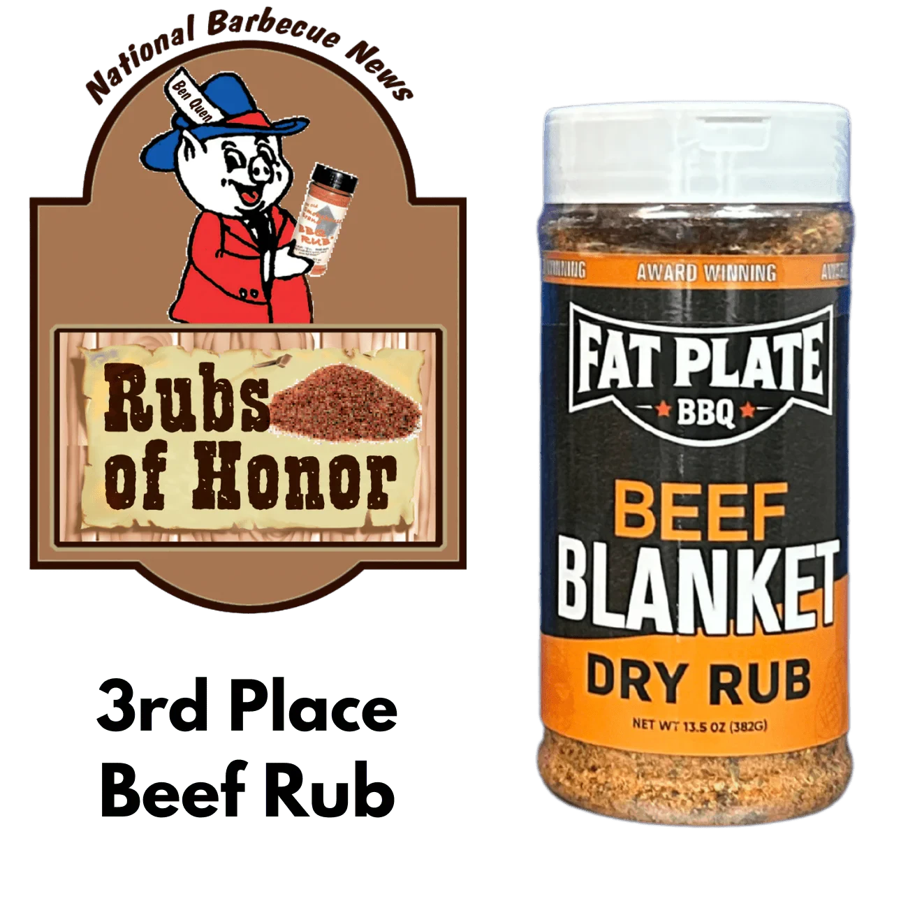 Beef Blanket Rub Fat Plate BBQ Gewürzmischung Fat Plate BBQ 
