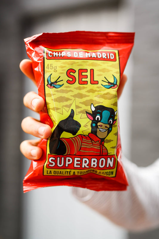 Chips Salz 45g - Superbon Chips Superbon Chips de Madrid 