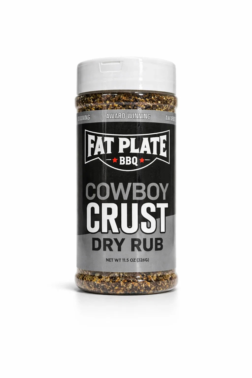 Cowboy Crust Rub Fat Plate BBQ Gewürzmischung Luigi's Pizza & BBQ School 