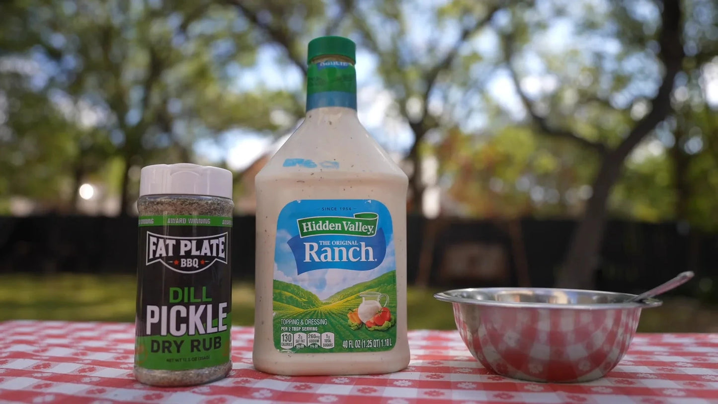 Dill Pickle Rub Fat Plate BBQ Gewürzmischung Luigi's Pizza & BBQ School 