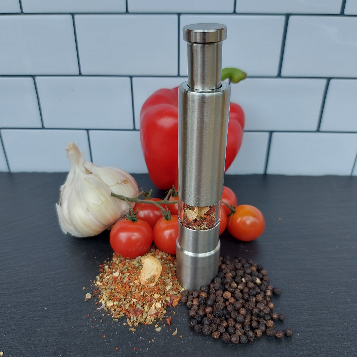 Gewürzmühle Salz und Pfeffer Gewürzmühle Luigi's Pizza & BBQ School 