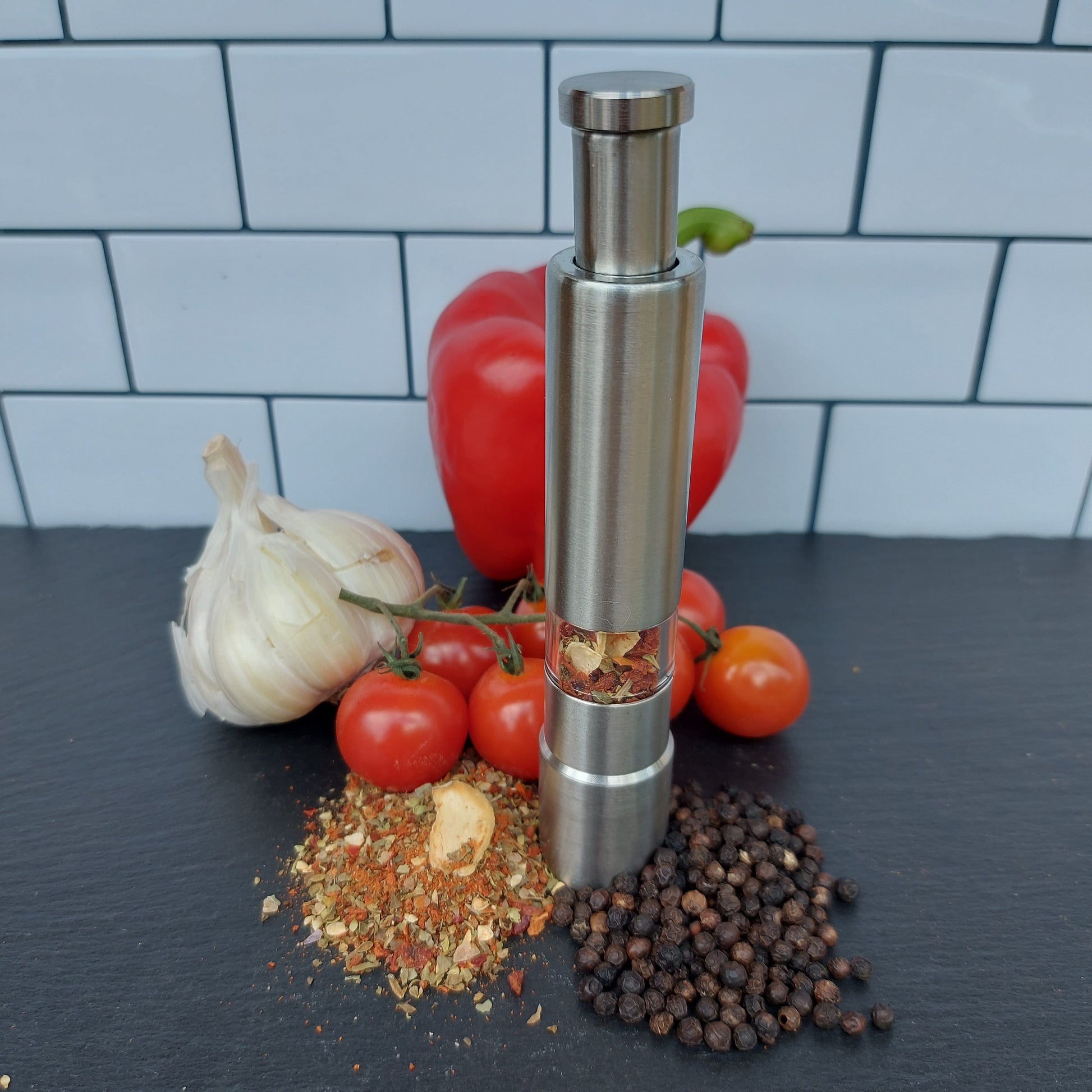 Gewürzmühle Salz und Pfeffer Gewürzmühle Luigi's Pizza & BBQ School 