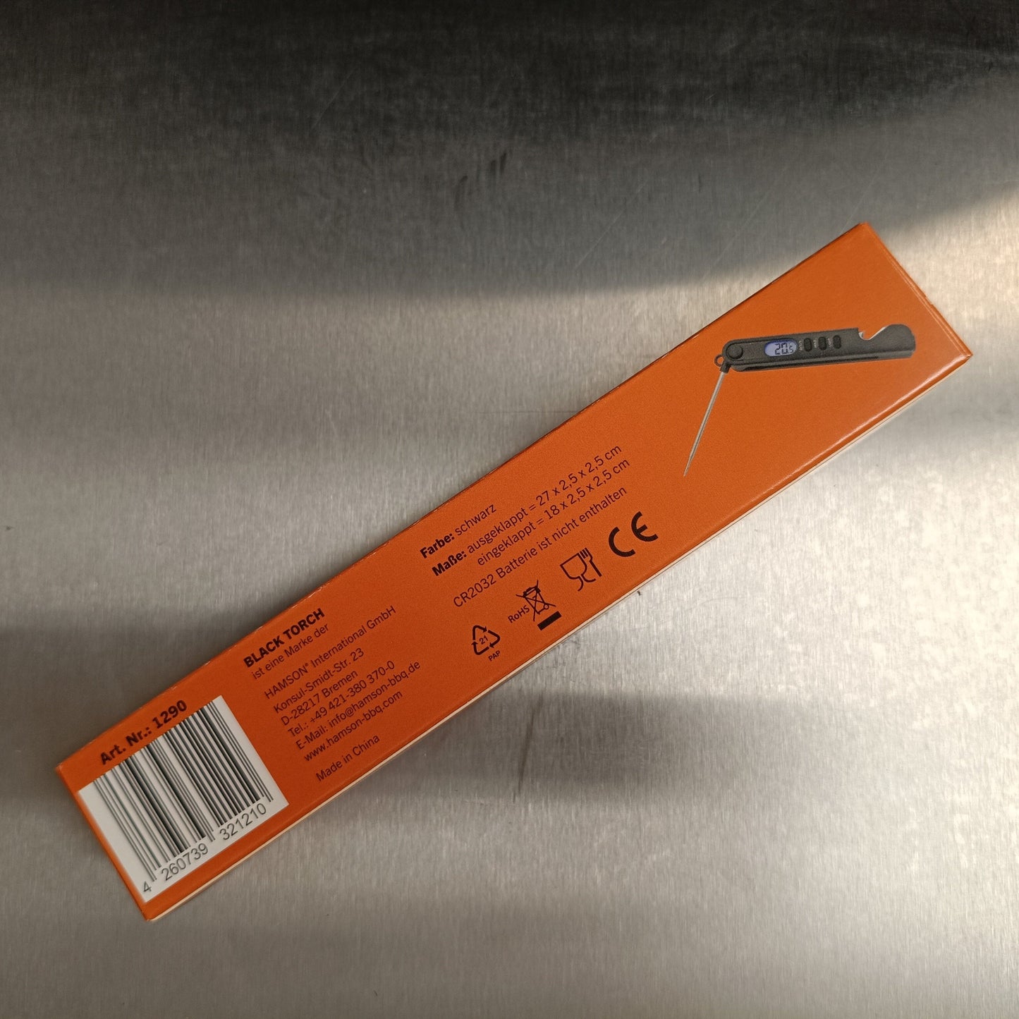 Grill Thermometer Grillzubehör Luigi's Pizza & BBQ School 