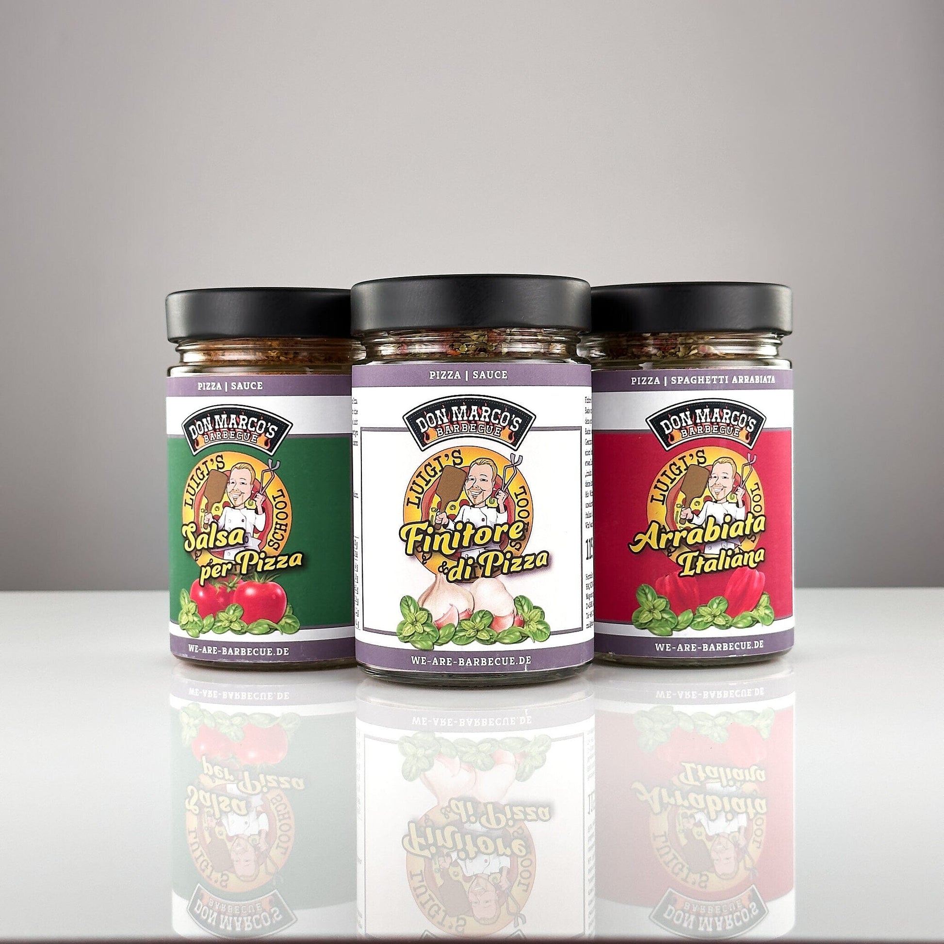 Luigis Set der Pizzagewürze Gewürzmischung Luigi's Pizza & BBQ School 