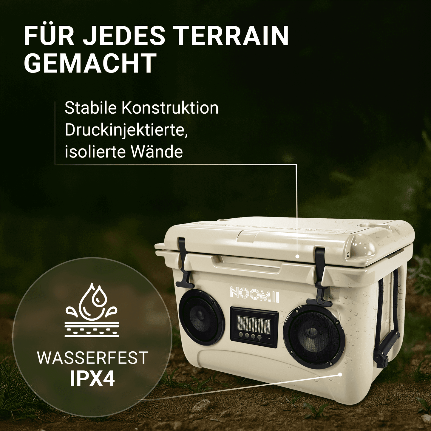 NooMii ColdBeats 35 – Bluetooth-Lautsprecher | 35L Volumen Kühlbox NooMii 