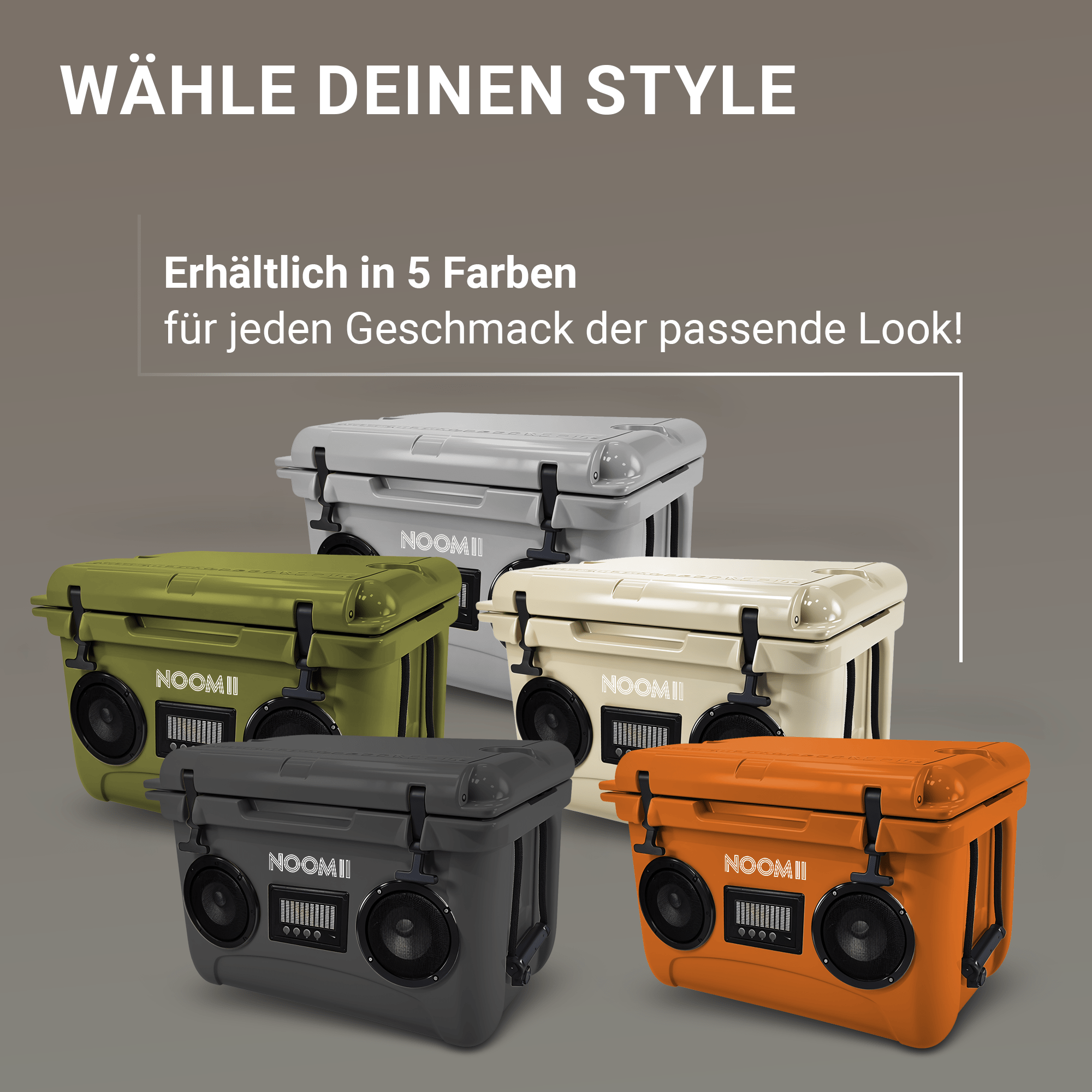 NooMii ColdBeats 35 – Bluetooth-Lautsprecher | 35L Volumen