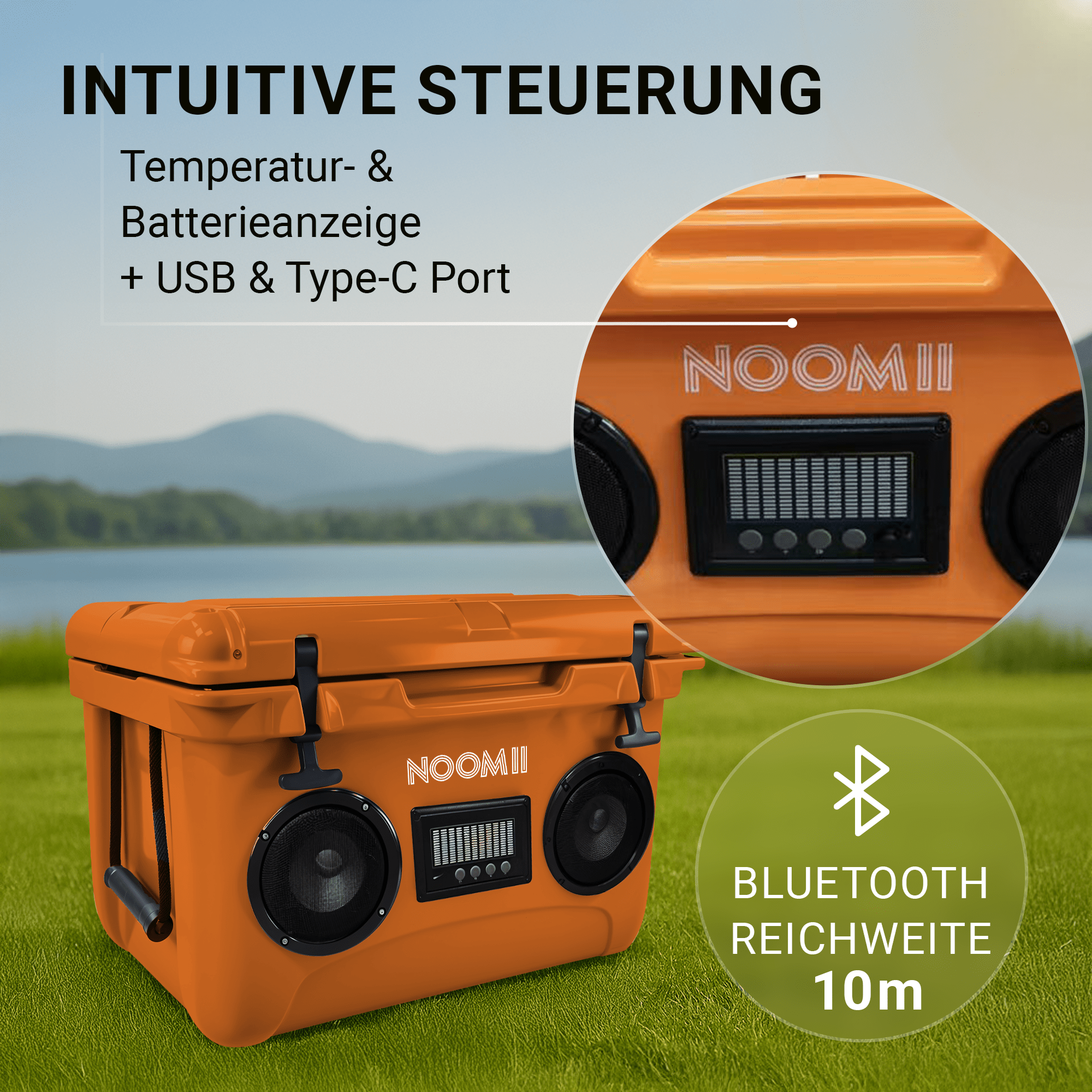 NooMii ColdBeats 35 – Bluetooth-Lautsprecher | 35L Volumen