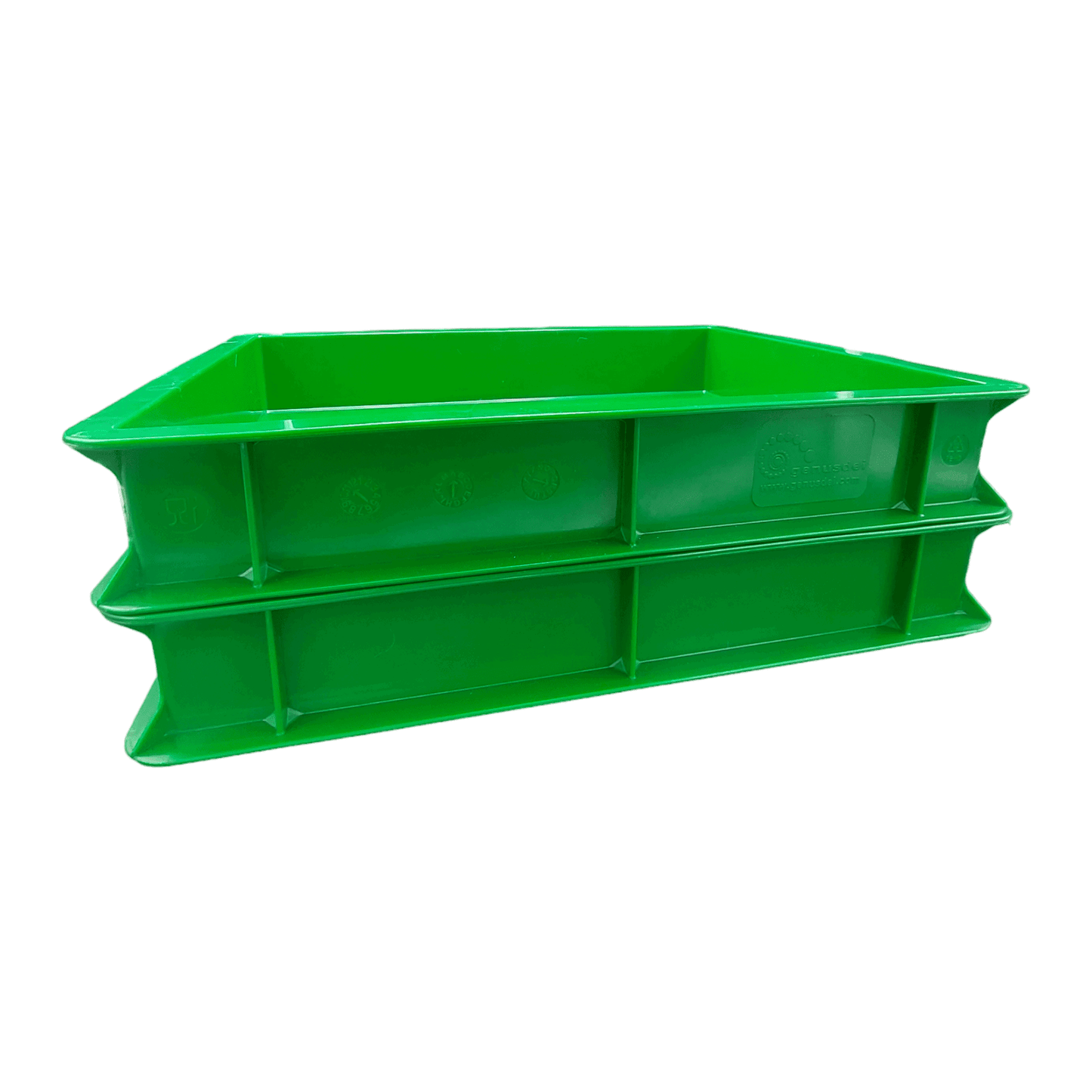 Pizzaballenboxen Sets 7 cm Made in Italy Luigi's Pizza & BBQ School 2 x Box Grün 7cm 