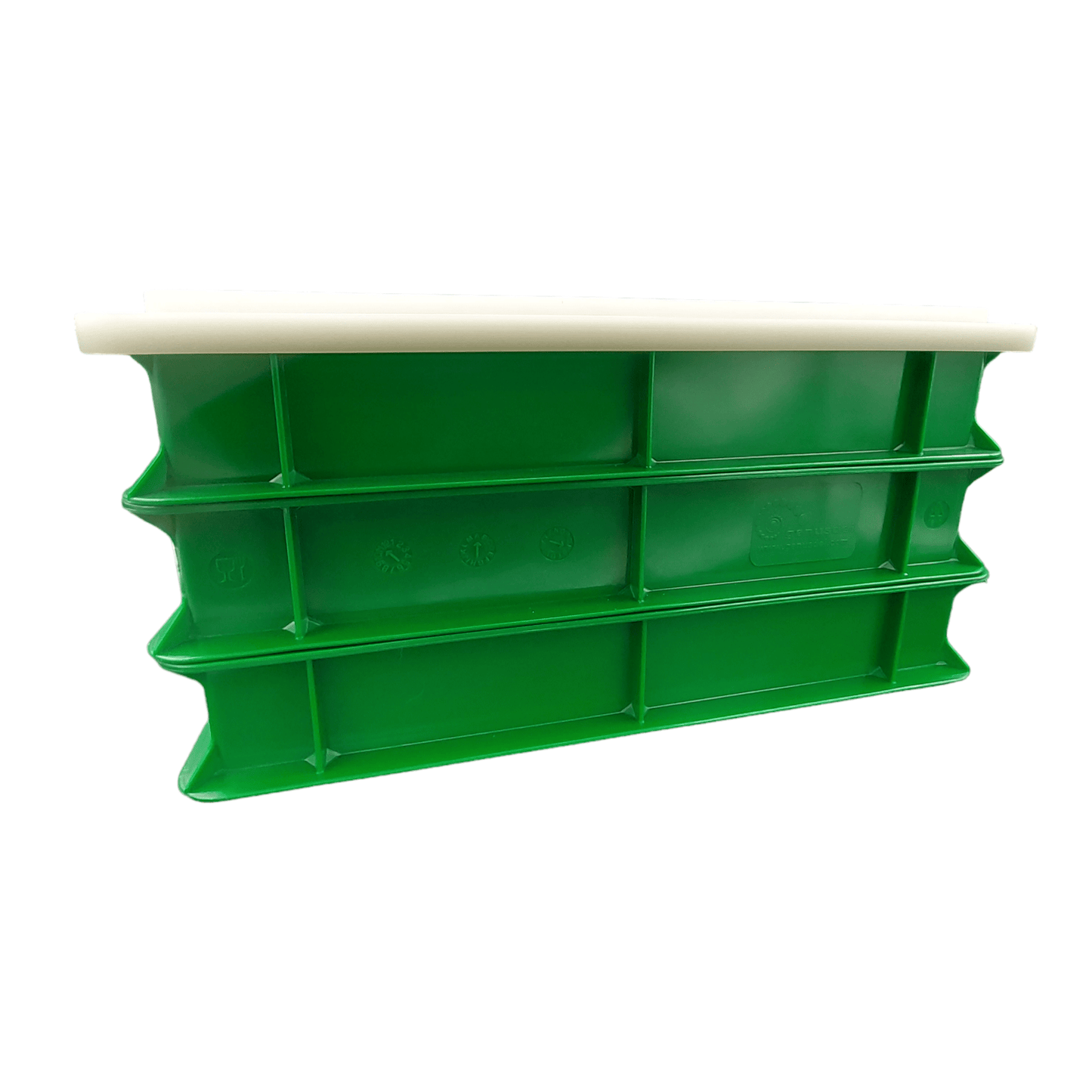 Pizzaballenboxen Sets 7 cm Made in Italy Luigi's Pizza & BBQ School 3 x Box Grün 7cm mit Deckel 
