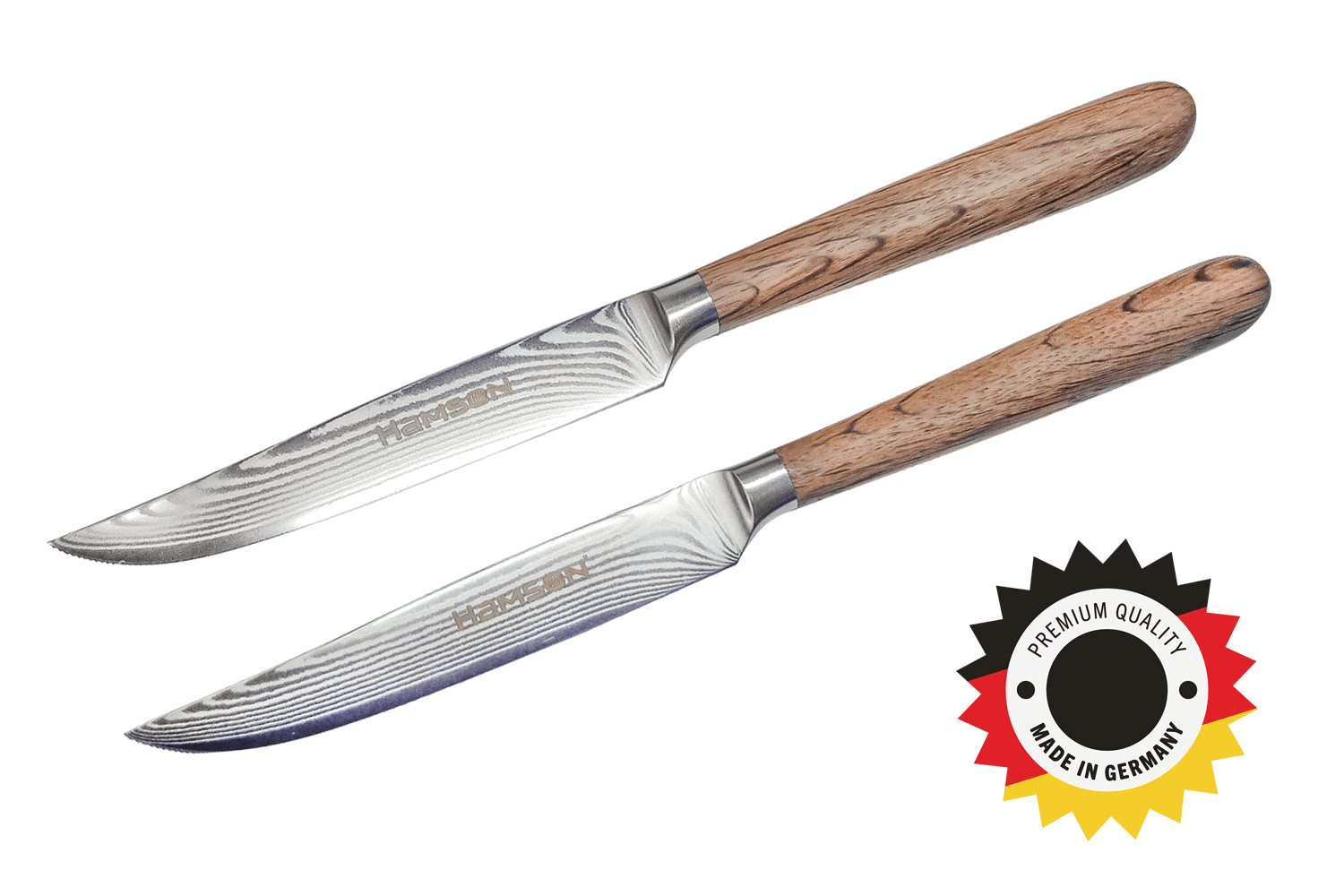 Steakmesser 2er Set Küchenuntensil Hamson BBQ 
